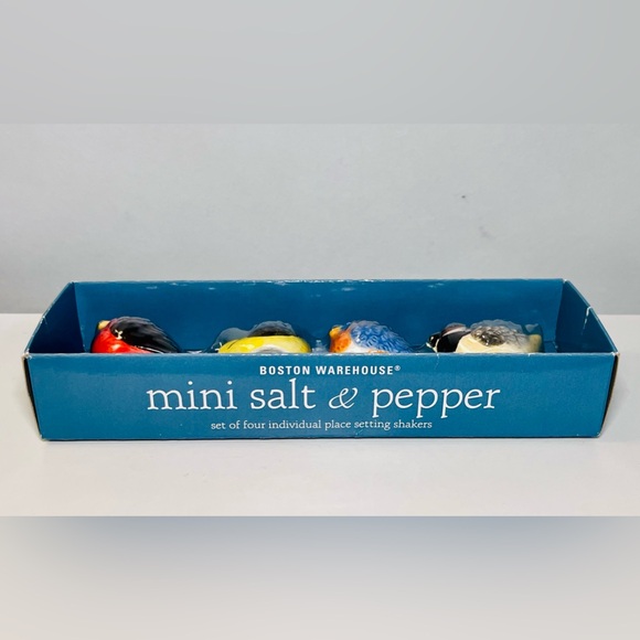 VTG Boston Warehouse Ceramic Birds Salt & Pepper Shakers - Picture 2 of 4